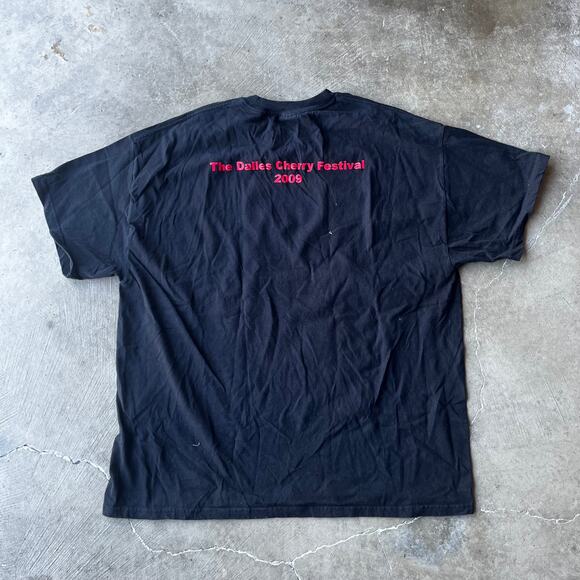 VINTAGE Y2K GOOGLE CHERRY FESTIVAL PARODY T-SHIRT FUNNY GRAPHIC FITS MENS XL - Picture 3 of 5